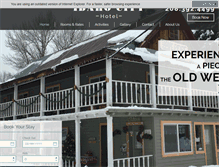 Tablet Screenshot of idahocityhotel.net